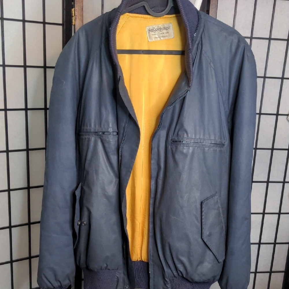 Vintage YVES STAINT LAURENT YSL  Men's Navy Jacket